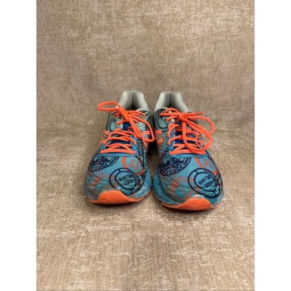 ASICS Men\'s GEL-Nimbus 18 NYC Mesh Athletic Running Shoes Multicolor Size 9-9.5 main image 4